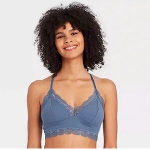 3/$20 Colsie Women's Ribbed Longline Bralette sz: L